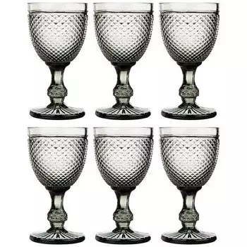 Набор бокалов для вина Lefard Гранат, серия Muza Color, 300 мл, 6 шт