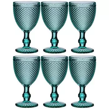 Набор бокалов для вина Lefard Гранат, серия Muza Color, 300 мл, 6 шт