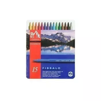 Набор цветных фломастеров "Fibralo", 15 цветов