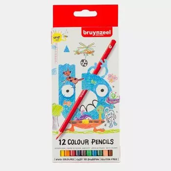 Набор цветных карандашей Bruynzeel, 12 цветов