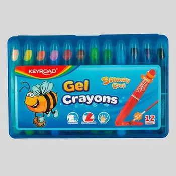 Набор цветных водорастворимых мелков на гелевой основе Keyroad, 12 цветов