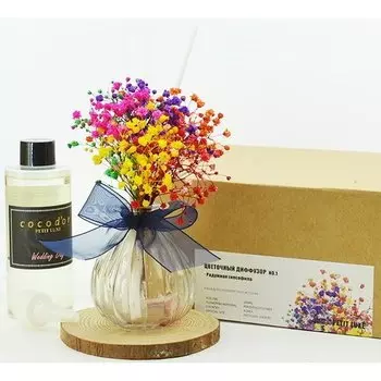 Набор цветочный "Радужная гипсофила"