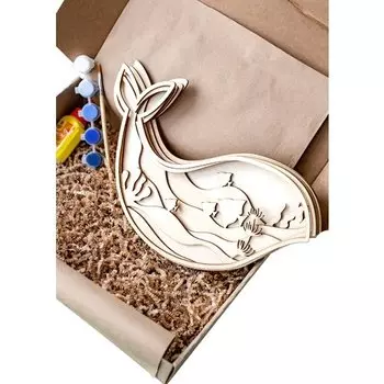 Набор для раскрашивания DOBRIKA «Море. Синий кит», 21 х 30 см