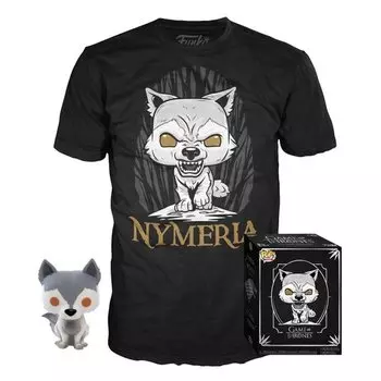 Набор фигурка + футболка Funko POP and Tee: GOT: Nymeria (L) 38641