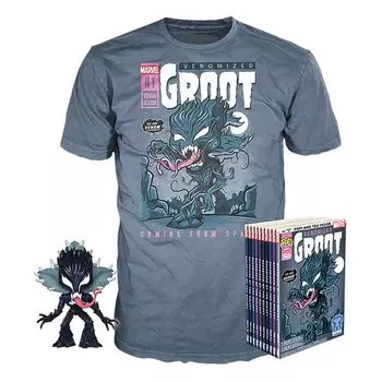Набор фигурка + футболка Funko POP and Tee: Venom Groot (M) (UT-50766) 47619