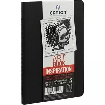 Набор из двух блокнотов для зарисовок "Art Book", А6, 24 листа, 96 г/м2