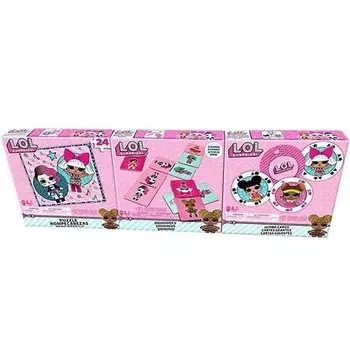 Набор из трех настольных игр "L.O.L."