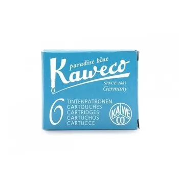 Набор картриджей "Kaweco", небесно-голубой, 6 шт