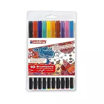 Набор маркеров-кисточек "Zendoodle", 10 шт