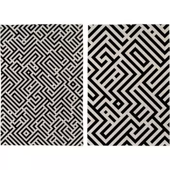 Набор полотенец "Inkwell", 50 х 70 см, 2 шт.