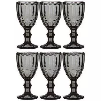 Набор рюмок Lefard Muza Color Серпентина, 50 мл, серый, 6 шт