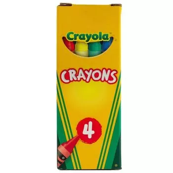 Набор восковых мелков Crayola, 4 штуки