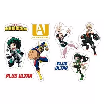 Наклейки My Hero Academia UA High School, 16 х 11 см