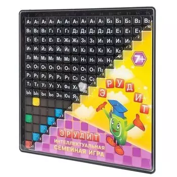 Настольная игра Биплант 10011 Эрудит, с черными фишками