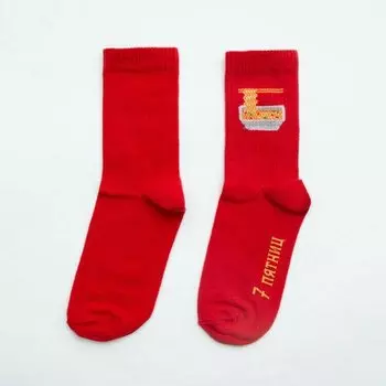 Носки 7 пятниц Доширак, 41-46, красные
