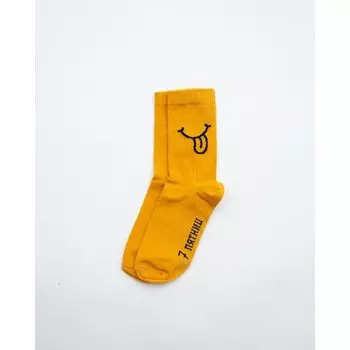 Носки 7 пятниц Язык, 41-46, желтые