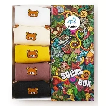 Носки Funfur Bear в наборе 5 пар