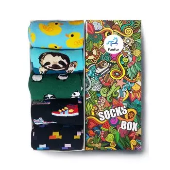 Носки Funfur Crazy в наборе 5 пар