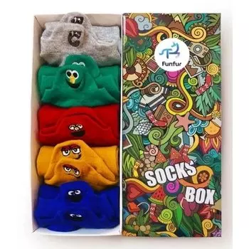 Носки Funfur Kawaii в наборе 5 пар