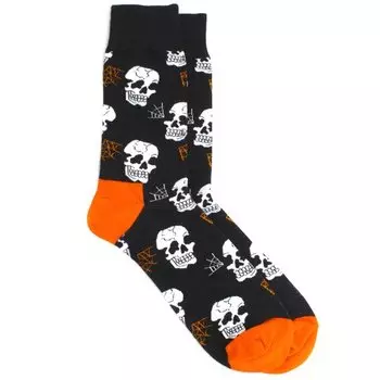 Носки Krumpy Socks Череп с паутиной, 40-45