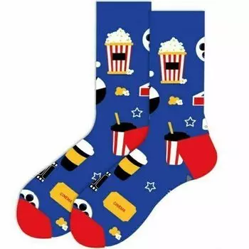 Носки Krumpy Socks Mood Киносеанс, 40-45, синий