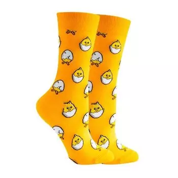 Носки Krumpy Socks Niceee Цыплёнок, 35-40, желтый
