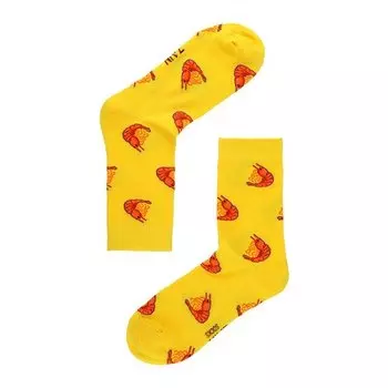 Носки ZAIN "Креветки" 025, желтые