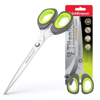 Ножницы ErichKrause Titanium, 20,5 см