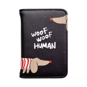 Обложка для проездного билета Be Smart, коллекция Hey Human, Таксы, 7,7 х 10, искусственная кожа