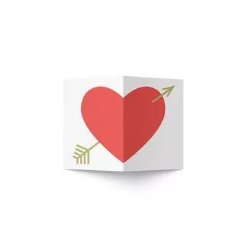 Открытка Opaperpaper О'Сердце со стрелой