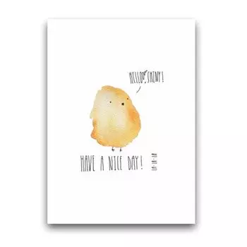 Открытка «Птичка have a nice day»