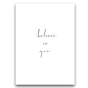 Открытка "Believe in you"