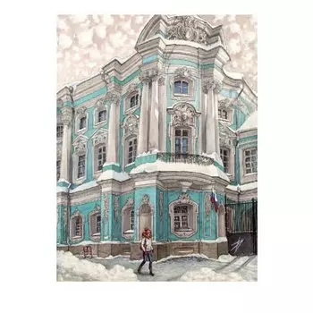 Открытка "Дом -комод на улице Покровка, дом 22", 13 х 18 см