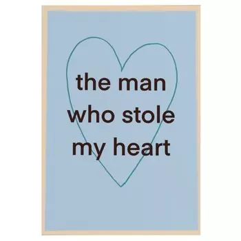 Открытка "Man stole heart"