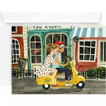 Открытка "Скутер"