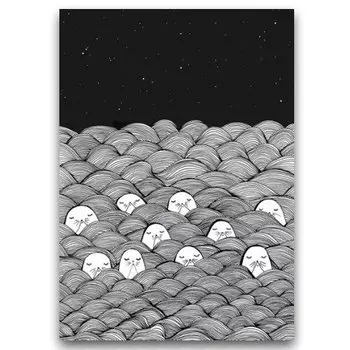 Открытка «Тюлени в лапше»