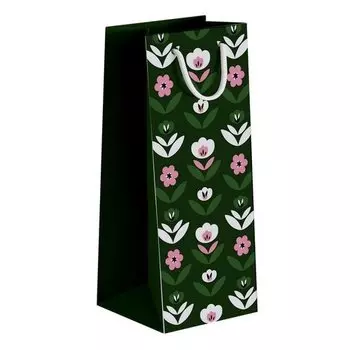 Пакет бумажный подарочный Be Smart Floral, 15х32 см