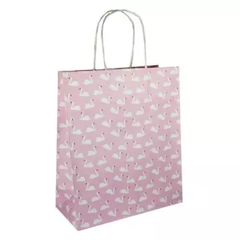 Пакет подарочный "Лебеди" А5