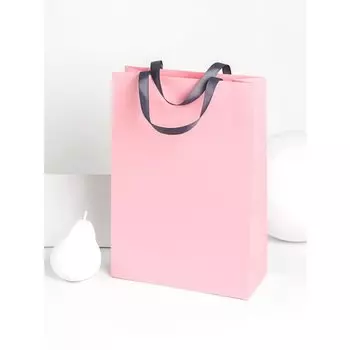 Пакет подарочный Symbol, розовый, 23 х 33 х 10 см