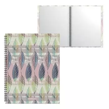 Папка файловая пластиковая на спирали ErichKrause Flora, с 20 прозрачными карманами, A4