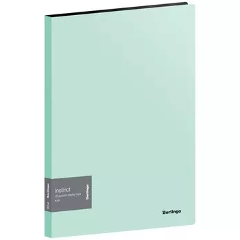 Папка с 20 вкладышами Berlingo Instinct, 14 мм, мятная