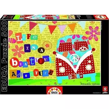 Пазл Educa Жизнь это прекрасное приключение, 500 деталей