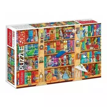 Пазлы-игра Hatber «Приключения в библиотеке» 1500 элементов, 67 х 48 см