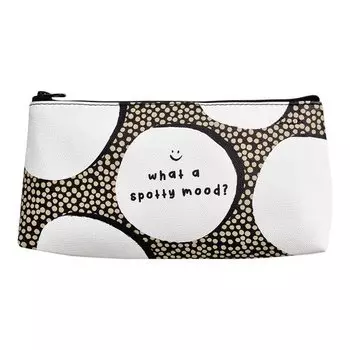 Пенал-косметичка Be Smart Mood Круги, 21 х 10 см, искусственная кожа, на молнии