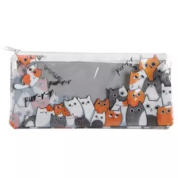 Пенал «Коты», 20,5 х 9,5 см