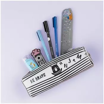 ​Пенал Meshu Be Brave, мягкий, 20 х 5,5 х 4 см