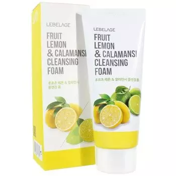 Пенка для умывания Lebelage с лимоном и каламондином, 100 мл