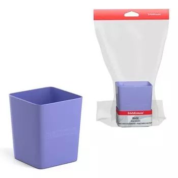 Подставка настольная пластиковая ErichKrause Base, Pastel, фиолетовая