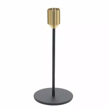 Подсвечник Remeco, 8 х 8 х 18 см, черный L8 W8 H18 см черный