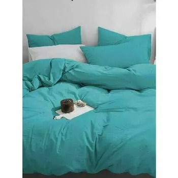 Постельное белье GoodNight Сатин Делюкс 1,5 сп. (с нав. 50х70) лагуна